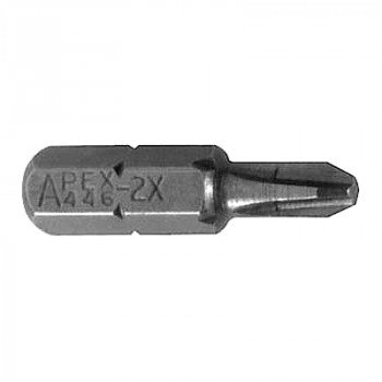 Weller/Apex® Phillips-Bit 446-0X, 1/4", C 6,3, PH 0 x 25 mm