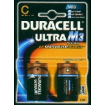 Duracell Ultra M3 Alkali Batterie Baby (MN 1400/LR 14) 2 Stück