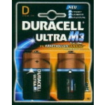 Duracell Ultra M3 Alkali Batterie Mono (MN 1300/LR 20) 2 Stück