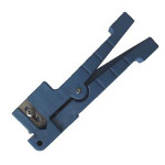 IDEAL Abisolierwerkzeug 45-163 für LWL/Koax-Kabel, blau