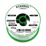 Stannol Lötdraht ECOLOY HS10 2500 TSC, Sn95,5Ag3,8Cu0,7, 0,5 mm, 2,5 %, 250 g