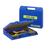 JOKARI Abisolier- und Crimpzange Quadro für Aderendhülsen 0,5-2,5 mm² (im Koffer)
