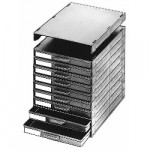 Licefa ESD-Aufbauschrank A1-4 9-fach schwarz (leer)