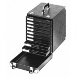 Licefa ESD-Schubladenkoffer mit Aufbauschrank A1-4 9-fach schwarz