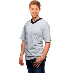 ESD T-Shirt, V-Ausschnitt, grau