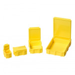 Licefa SMD-Klappbox N2 dissipativ 37 x 12 x 15 mm gelb